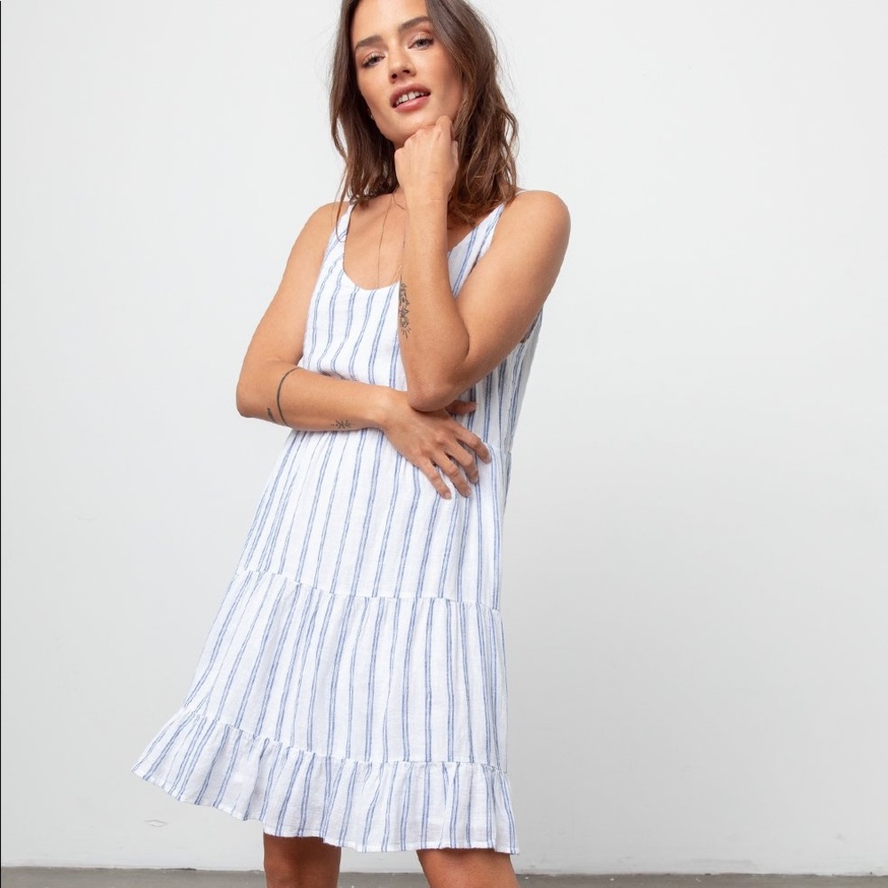 Rails Mattie blue and white striped dress